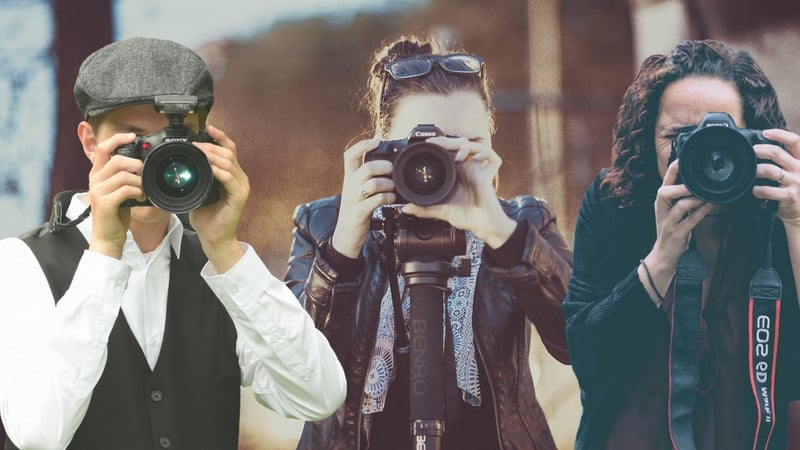 Paparazzi capturing images